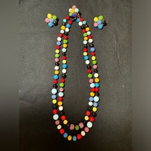 Vintage Murano ITALY Glass Beads plus earrings